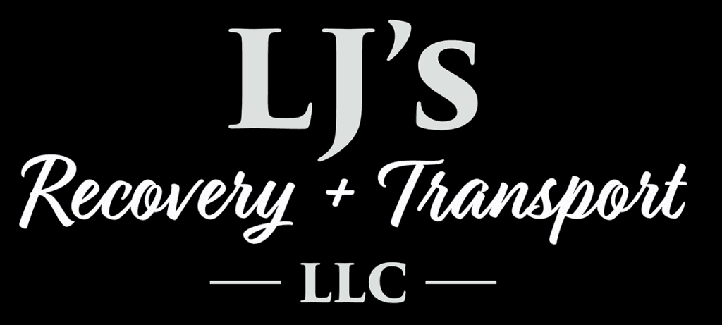 LJ's Recovery and Transport Inverted Logo